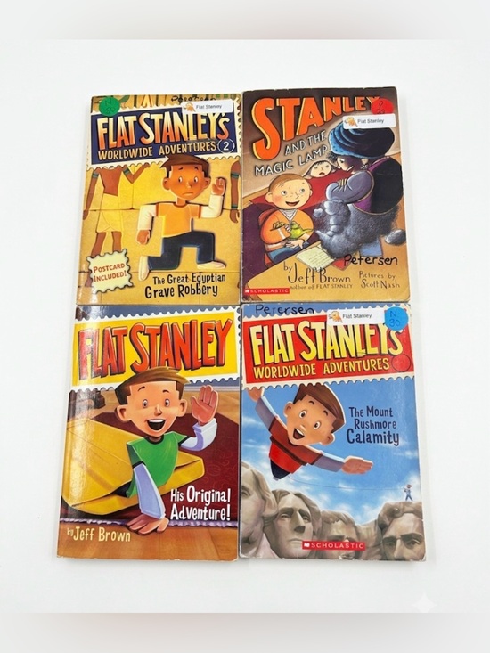 Other - Vintage Used Flat Stanley Chapter Books Lot - Scholastic - Jeff Brown Collection